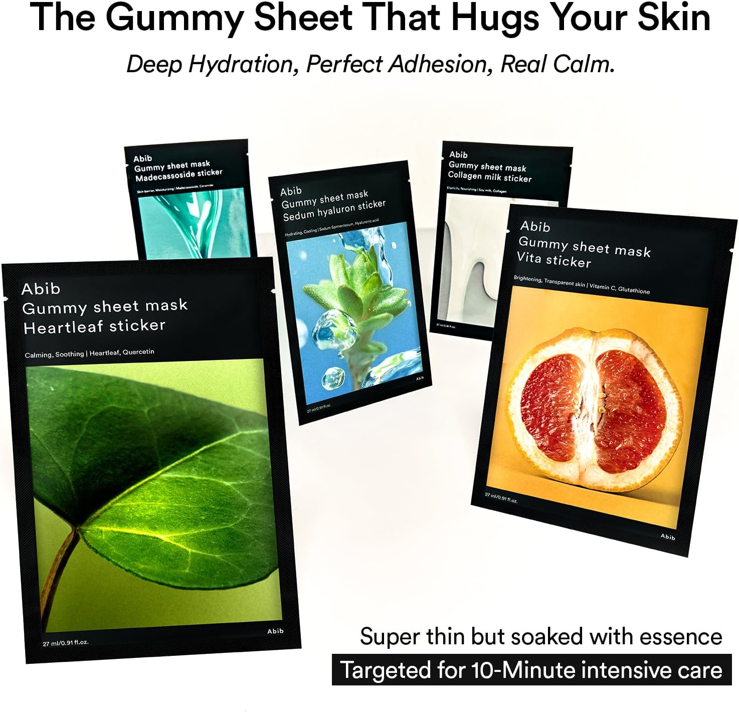 Abib Gummy Sheet Mask Sticker (10 sheet)