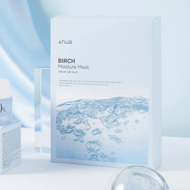 ANUA Birch Moisturising Mask Pack (10 Sheets)