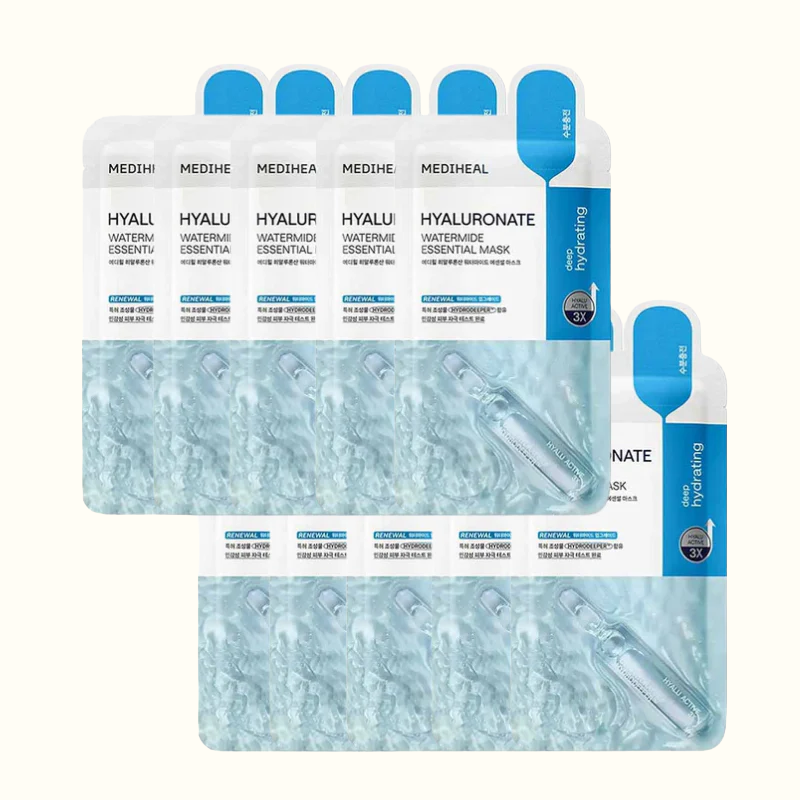 Hyaluronate Watermide Essential Mask Bundle (10 sheets)