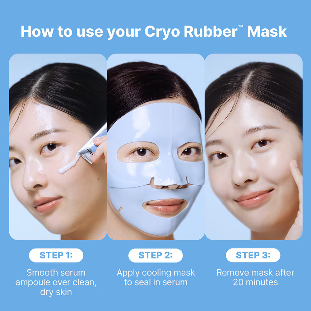 Cryo Rubber Moisturising Hyaluronic Acid Mask - 1 Treatment